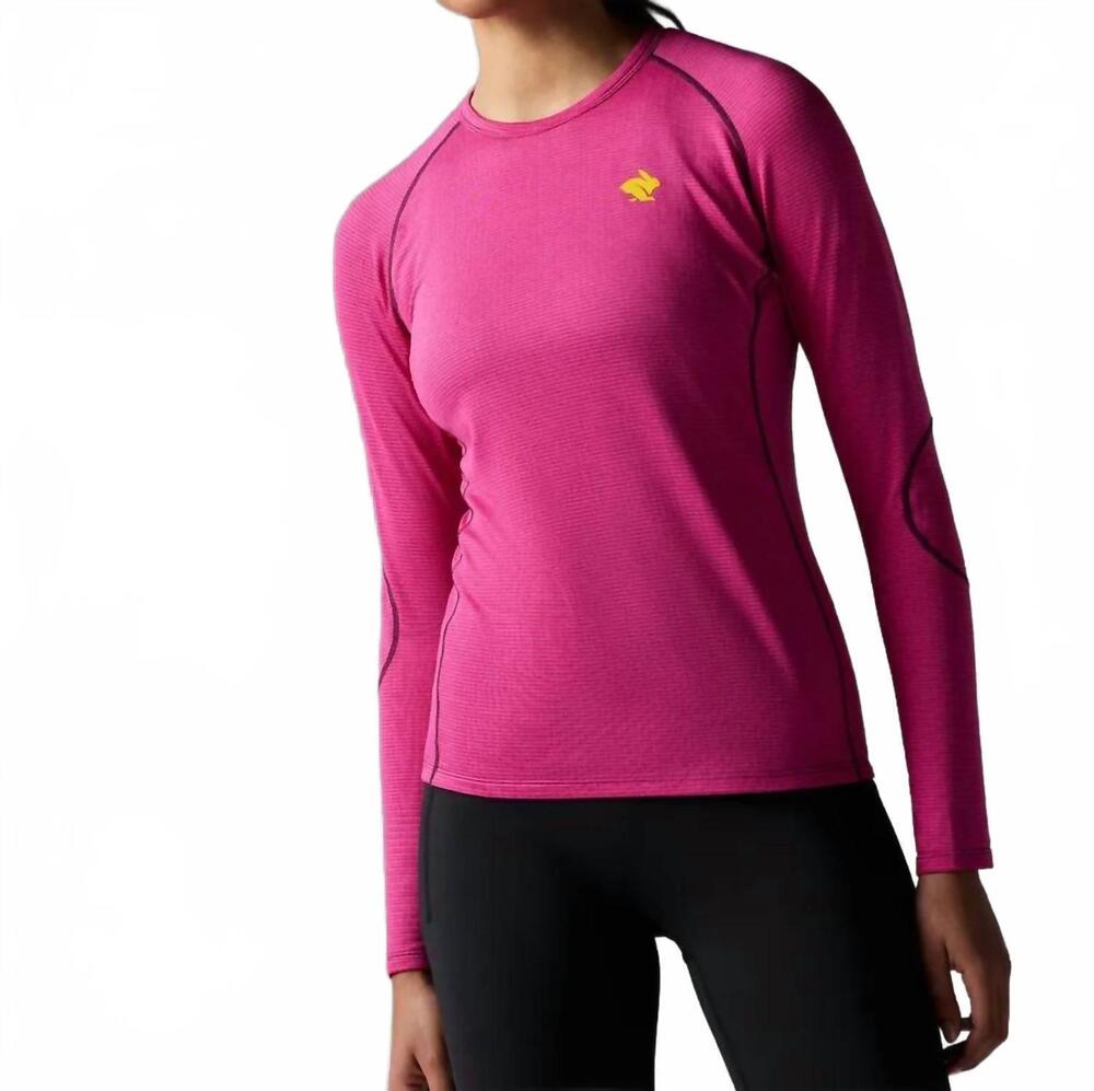 NEW RABBIT layer one long sleeve tee in cactus flower